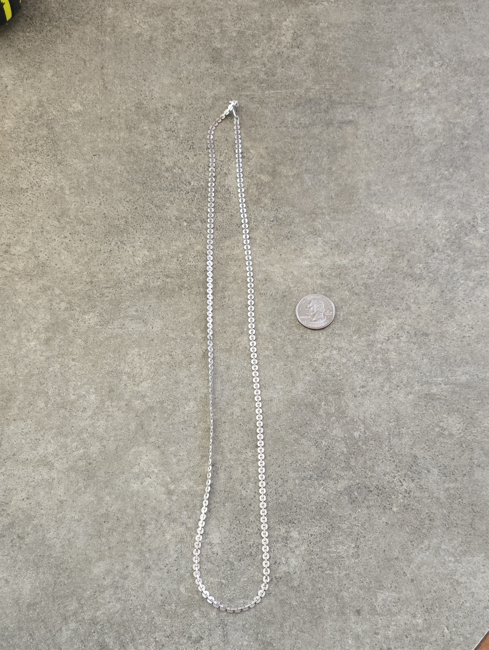 Silver Tone Classic Rounded Box Chain Necklace - Whiting Davis